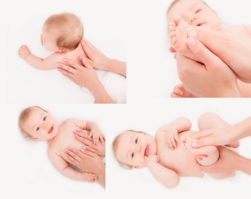 Cách massage bụng cho trẻ sơ sinh