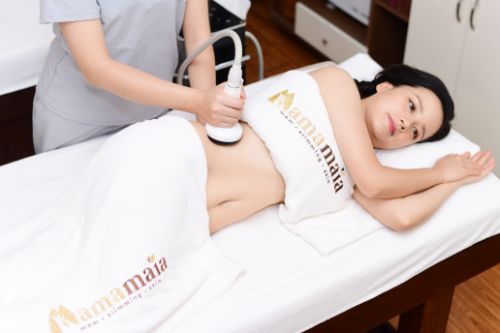 MC Minh Trang giảm béo sau sinh tại Mama Maia Spa