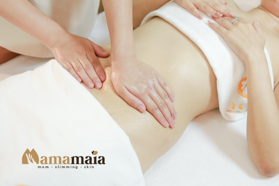 Địa chỉ massage giảm mỡ bụng sau sinh tốt tại Hà Nội - Mama Maia Spa