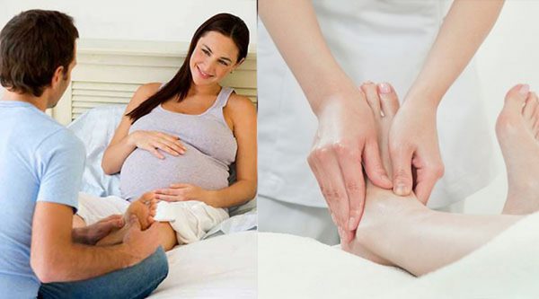Các bố nên thuộc các bước massage bầu này để học cách chăm sóc bà bầu 6 tháng