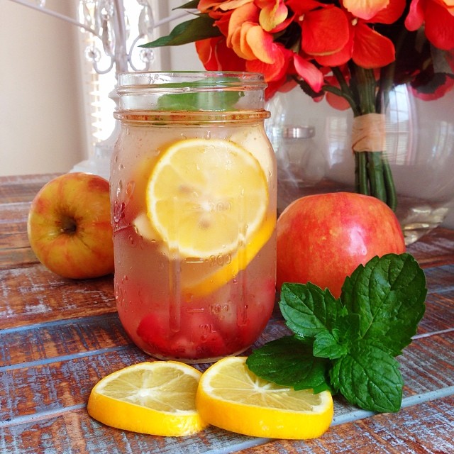 Hướng dẫn cách làm nước detox giảm cân bằng táo