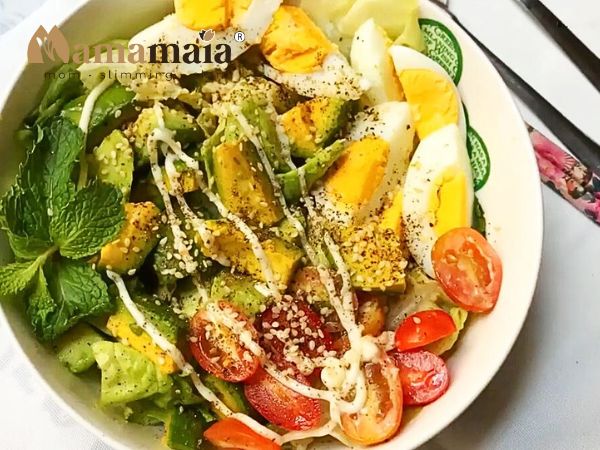 Bat Mi Cach Lam Salad Giam Can Voi Trung Mama Maia Spa